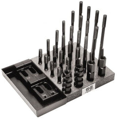 TE-CO - T-Nut & Stud Kits Stud Thread Sizes: 1-8 Number of Pieces: 41 - Eagle Tool & Supply