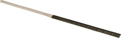 Value Collection - 5-1/2" OAL Fine Triangular Needle Diamond File - 11/64" Wide x 5/64" Thick, 2-3/4 LOC - Eagle Tool & Supply