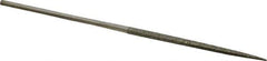 Value Collection - 5-1/2" OAL Coarse Square Needle Diamond File - 3/32" Wide x 3/32" Thick, 2-3/4 LOC - Eagle Tool & Supply