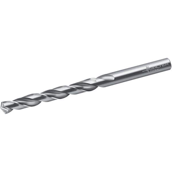 Walter-Titex - 2.2mm 130° Cobalt Jobber Drill - Bright Finish, Right Hand Cut, Spiral Flute, Straight Shank, 53mm OAL, VA Point - Eagle Tool & Supply