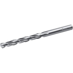 Walter-Titex - 2.2mm 130° Cobalt Jobber Drill - Bright Finish, Right Hand Cut, Spiral Flute, Straight Shank, 53mm OAL, VA Point - Eagle Tool & Supply