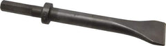 Made in USA - 2" Head Width, 9" OAL, Scaling Chisel - Hex Drive, Hex Shank, Alloy Steel - Eagle Tool & Supply