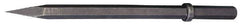 Made in USA - 1" Head Width, 18-1/4" OAL, 1" Shank Diam, Scaling Chisel - Hex Drive, Hex Shank, Alloy Steel - Eagle Tool & Supply