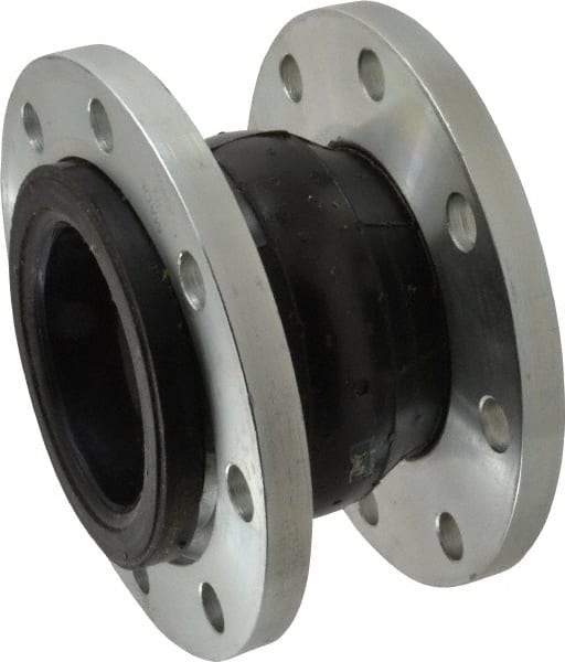 Unisource Mfg. - 4" Pipe, Neoprene Single Arch Pipe Expansion Joint - 6" Long, 1/2" Extension, 3/4" Compression, 225 Max psi, Flanged - Eagle Tool & Supply