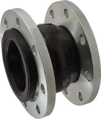 Unisource Mfg. - 4" Pipe, Neoprene Single Arch Pipe Expansion Joint - 6" Long, 1/2" Extension, 3/4" Compression, 225 Max psi, Flanged - Eagle Tool & Supply