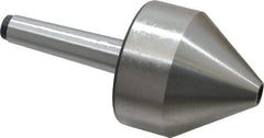 Interstate - MT2 Taper Shank, 2.48" Head Diam Live Center - 2.48" Head Length, 0.46" Point Diam, 1.42" Point Len, 396.83 Lb Max Workpc, 5.35" OAL, Bull Nose Point - Eagle Tool & Supply