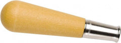 Nicholson - 4-1/2" Long x 1-3/16" Diam File Handle - For Use with 6, 8 & 10" Files - Eagle Tool & Supply