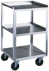 Made in USA - 16-3/4 Inches Wide x 33-1/8 Inches High x 18-3/4 Inches Deep Portable Mobile Equipment Stand - 300 Lbs. Load Capacity, 10-3/4 Inch Shelf Clearance - Eagle Tool & Supply