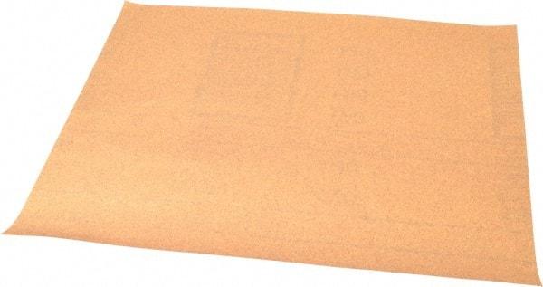 3M - 120 Grit, Garnet Sanding Sheet - 11" Long x 9" Wide, Fine Grade, C Weighted Paper Backing - Eagle Tool & Supply