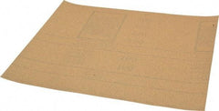 3M - 150 Grit, Garnet Sanding Sheet - 11" Long x 9" Wide, Very Fine Grade, A Weighted Paper Backing - Eagle Tool & Supply