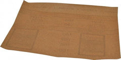 3M - 180 Grit, Garnet Sanding Sheet - 11" Long x 9" Wide, Very Fine Grade, A Weighted Paper Backing - Eagle Tool & Supply