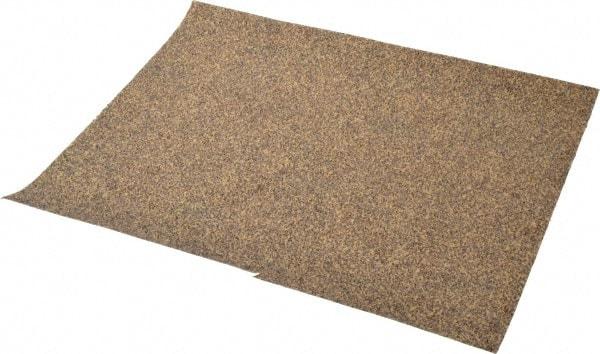 3M - 36 Grit, Aluminum Oxide Sanding Sheet - 11" Long x 9" Wide, Very Coarse Grade, D Weighted Paper Backing - Eagle Tool & Supply
