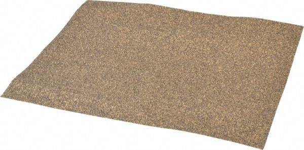 3M - 40 Grit, Aluminum Oxide Sanding Sheet - 11" Long x 9" Wide, Coarse Grade, D Weighted Paper Backing - Eagle Tool & Supply