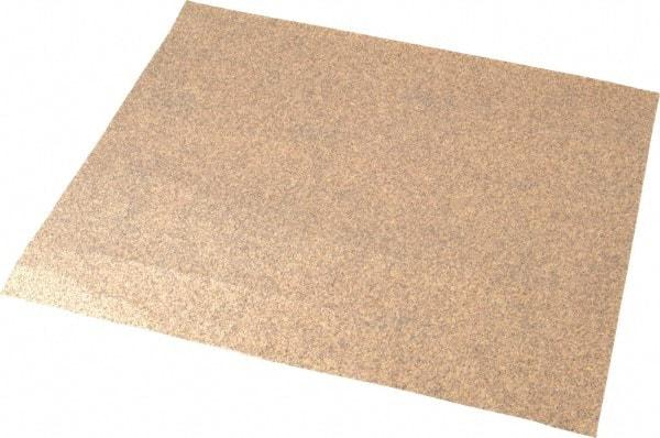 3M - 50 Grit, Aluminum Oxide Sanding Sheet - 11" Long x 9" Wide, Coarse Grade, D Weighted Paper Backing - Eagle Tool & Supply