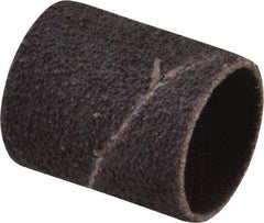 Made in USA - 50 Grit Aluminum Oxide Coated Spiral Band - 3/4" Diam x 1" Wide, Coarse Grade - Eagle Tool & Supply