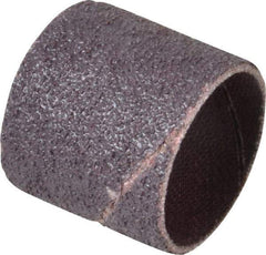 Made in USA - 50 Grit Aluminum Oxide Coated Spiral Band - 1" Diam x 1" Wide, Coarse Grade - Eagle Tool & Supply