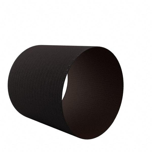 Made in USA - 80 Grit Aluminum Oxide Coated Spiral Band - 1-1/2" Diam x 1-1/2" Wide, Medium Grade - Eagle Tool & Supply