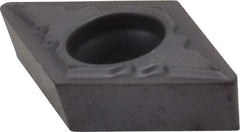 Kennametal - DCMT21.51 UF Grade KC5010 Carbide Turning Insert - TiAlN Finish, 55° Diamond, 1/4" Inscr Circle, 3/32" Thick, 1/64" Corner Radius - Eagle Tool & Supply