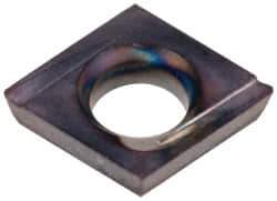 Kennametal - CDHH1.20.60.5 Grade KC5010 Carbide Turning Insert - TiAlN Finish, 80° Diamond, 5/32" Inscr Circle, 0.04 Thick, 0.0079" Corner Radius - Eagle Tool & Supply