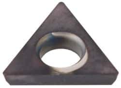 Kennametal - TDHB1.280.750.5 Grade KC5025 Carbide Turning Insert - TiAlN Finish, 60° Triangle, 0.1598" Inscr Circle, 3/64" Thick, 0.008" Corner Radius - Eagle Tool & Supply
