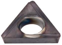 Kennametal - TDHH1.280.751 Grade KC5010 Carbide Turning Insert - TiAlN Finish, 60° Triangle, 0.1598" Inscr Circle, 3/64" Thick, 1/64" Corner Radius - Eagle Tool & Supply