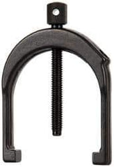 Starrett - 2 Inch Max Capacity of V, 3 Inch Long x 2-1/2 Inch Wide x 2 Inch High, V-Block Clamp - 45, 90° V Angle, Hardened Steel Clamp, Use with Model 568 V-Block - Eagle Tool & Supply