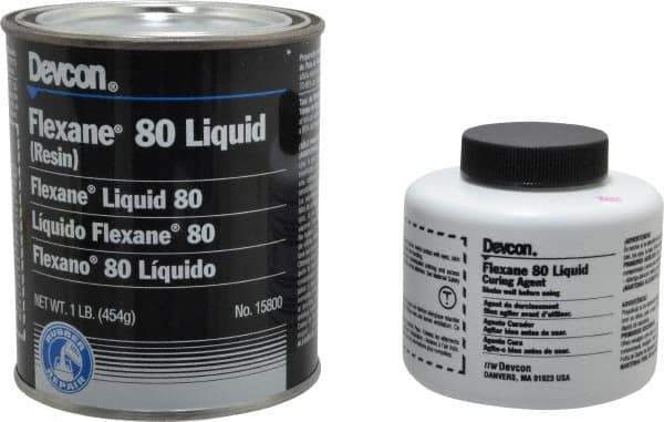 Devcon - 1 Lb Kit Black Urethane Joint Sealant - 120°F (Wet), 180°F (Dry) Max Operating Temp, 15 min Tack Free Dry Time - Eagle Tool & Supply