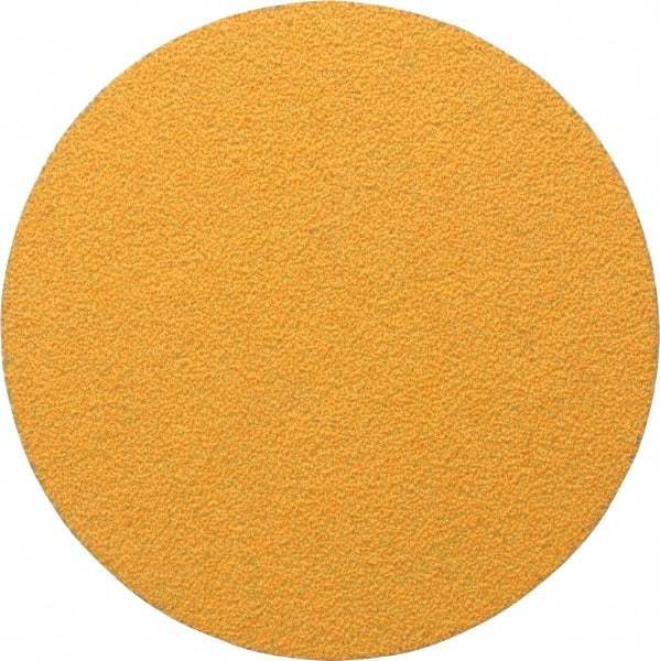 Made in USA - 5" Diam, 40 Grit, Aluminum Oxide Hook & Loop Disc - Coarse Grade, Coated, E Weight Paper Backing, - Eagle Tool & Supply