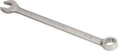 Armstrong - 13/16" 12 Point Offset Combination Wrench - 15° Offset Angle, 11-3/4" OAL, Steel, Satin Finish - Eagle Tool & Supply