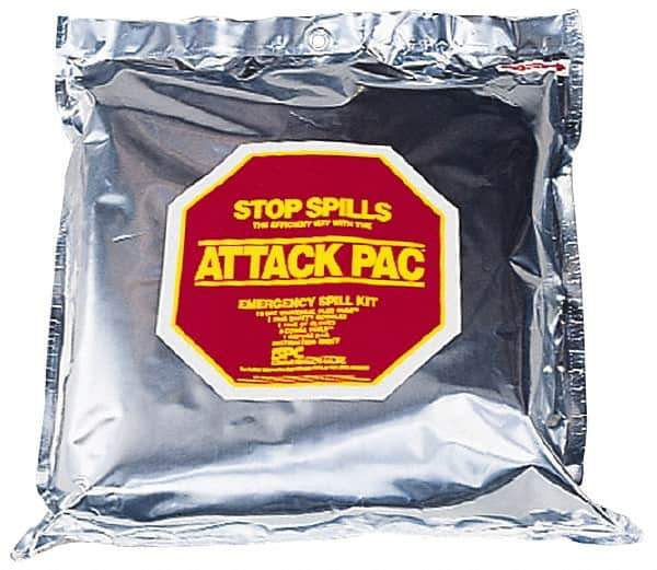 Brady SPC Sorbents - 7 Gal Capacity Hazardous Materials Spill Kit - Foil - Eagle Tool & Supply