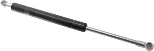 Value Collection - 0.32" Rod Diam, 0.75" Tube Diam, 60 Lb Capacity, Fixed Force Gas Spring - 11.9" Extended Length, 3.5" Stroke Length, Metal Socket, Black Nitride Piston - Eagle Tool & Supply