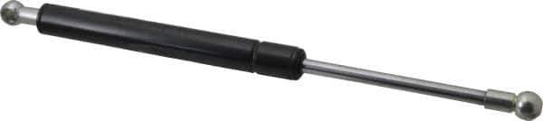 Value Collection - 0.32" Rod Diam, 0.75" Tube Diam, 120 Lb Capacity, Fixed Force Gas Spring - 11.9" Extended Length, 3.5" Stroke Length, Metal Socket, Black Nitride Piston - Eagle Tool & Supply