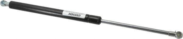 Value Collection - 0.32" Rod Diam, 0.75" Tube Diam, 60 Lb Capacity, Fixed Force Gas Spring - 15.25" Extended Length, 5" Stroke Length, Metal Socket, Black Nitride Piston - Eagle Tool & Supply