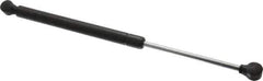 Value Collection - 0.32" Rod Diam, 0.75" Tube Diam, 90 Lb Capacity, Fixed Force Gas Spring - 15.25" Extended Length, 5" Stroke Length, Plastic Ball Socket, Black Nitride Piston - Eagle Tool & Supply