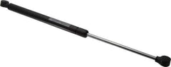 Value Collection - 0.32" Rod Diam, 0.75" Tube Diam, 120 Lb Capacity, Fixed Force Gas Spring - 17" Extended Length, 6" Stroke Length, Plastic Ball Socket, Black Nitride Piston - Eagle Tool & Supply