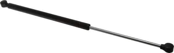 Value Collection - 0.32" Rod Diam, 0.75" Tube Diam, 20 Lb Capacity, Fixed Force Gas Spring - 19.63" Extended Length, 7" Stroke Length, Plastic Ball Socket, Black Nitride Piston - Eagle Tool & Supply