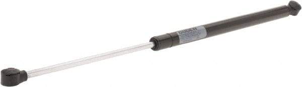 Value Collection - 0.32" Rod Diam, 0.75" Tube Diam, 60 Lb Capacity, Fixed Force Gas Spring - 19.63" Extended Length, 7" Stroke Length, Plastic Ball Socket, Black Nitride Piston - Eagle Tool & Supply