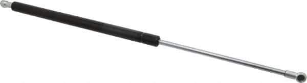 Value Collection - 0.32" Rod Diam, 0.75" Tube Diam, 60 Lb Capacity, Fixed Force Gas Spring - 19.63" Extended Length, 7" Stroke Length, Metal Socket, Black Nitride Piston - Eagle Tool & Supply