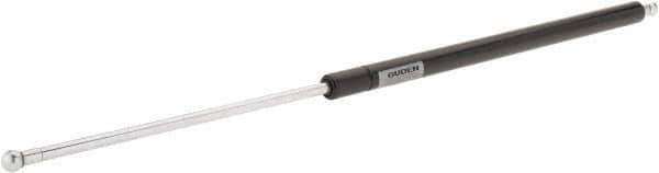Value Collection - 0.39" Rod Diam, 0.87" Tube Diam, 100 Lb Capacity, Fixed Force Gas Spring - 27.8" Extended Length, 10" Stroke Length, Metal Socket, Black Nitride Piston - Eagle Tool & Supply