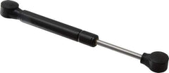 Value Collection - 0.24" Rod Diam, 0.59" Tube Diam, 60 Lb Capacity, Fixed Force Gas Spring - 7.5" Extended Length, 2" Stroke Length, Plastic Ball Socket, Black Nitride Piston - Eagle Tool & Supply