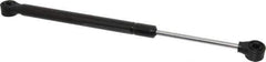 Value Collection - 0.24" Rod Diam, 0.59" Tube Diam, 20 Lb Capacity, Fixed Force Gas Spring - 12" Extended Length, 3.5" Stroke Length, Plastic Ball Socket, Black Nitride Piston - Eagle Tool & Supply