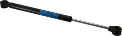 Value Collection - 0.24" Rod Diam, 0.59" Tube Diam, 60 Lb Capacity, Fixed Force Gas Spring - 12" Extended Length, 3.5" Stroke Length, Plastic Ball Socket, Black Nitride Piston - Eagle Tool & Supply