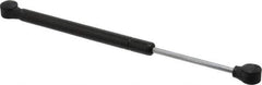 Value Collection - 0.24" Rod Diam, 0.59" Tube Diam, 80 Lb Capacity, Fixed Force Gas Spring - 12" Extended Length, 3.5" Stroke Length, Plastic Ball Socket, Black Nitride Piston - Eagle Tool & Supply