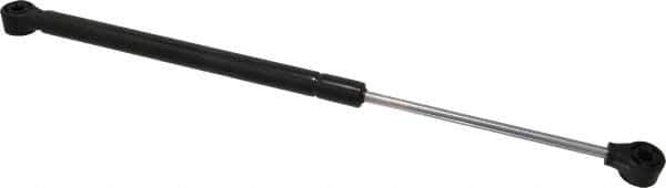 Value Collection - 0.24" Rod Diam, 0.59" Tube Diam, 20 Lb Capacity, Fixed Force Gas Spring - 14.5" Extended Length, 5" Stroke Length, Plastic Ball Socket, Black Nitride Piston - Eagle Tool & Supply