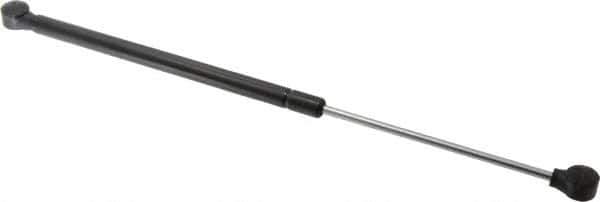 Value Collection - 0.24" Rod Diam, 0.59" Tube Diam, 20 Lb Capacity, Fixed Force Gas Spring - 17.19" Extended Length, 6.18" Stroke Length, Plastic Ball Socket, Black Nitride Piston - Eagle Tool & Supply