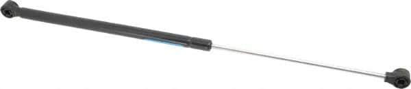 Value Collection - 0.24" Rod Diam, 0.59" Tube Diam, 60 Lb Capacity, Fixed Force Gas Spring - 19.68" Extended Length, 8" Stroke Length, Plastic Ball Socket, Black Nitride Piston - Eagle Tool & Supply