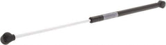 Value Collection - 0.24" Rod Diam, 0.59" Tube Diam, 80 Lb Capacity, Fixed Force Gas Spring - 19.68" Extended Length, 8" Stroke Length, Plastic Ball Socket, Black Nitride Piston - Eagle Tool & Supply