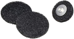 3M - 6" Very Coarse Grade Silicon Carbide Deburring Disc - Arbor Connection, Black, 4,000 Max RPM - Eagle Tool & Supply