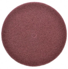 3M - 8" Very Fine Grade Aluminum Oxide Deburring Disc - 1/2" Center Hole, Arbor Connection, Maroon, 3,000 Max RPM - Eagle Tool & Supply