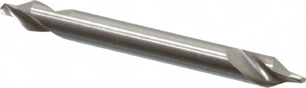 Magafor - #1 Plain Cut 60° Incl Angle High Speed Steel Combo Drill & Countersink - Eagle Tool & Supply